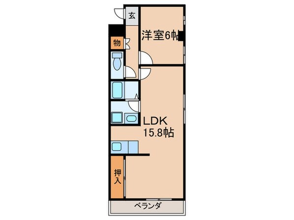 グランドール藤ヶ丘東の物件間取画像